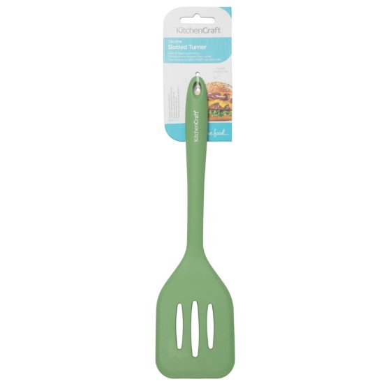 Cooking paddle, silicone, 30 cm, Green - Kitchen Craft