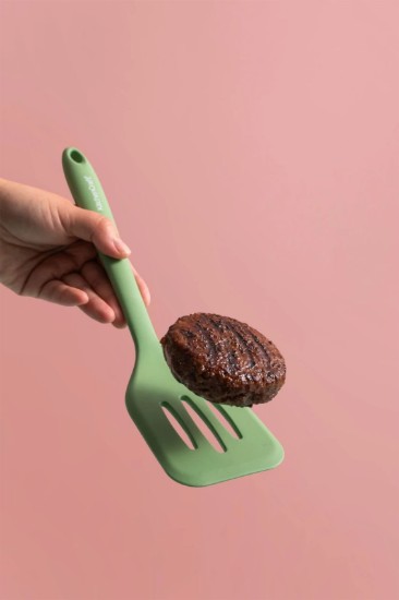 Cooking paddle, silicone, 30 cm, Green - Kitchen Craft