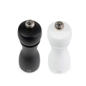 Zestaw 2 młynków do soli i pieprzu, 15 cm, „Tahiti Z”, Black&White - Peugeot