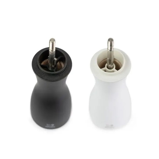 Zestaw 2 młynków do soli i pieprzu, 15 cm, „Tahiti Z”, Black&White - Peugeot