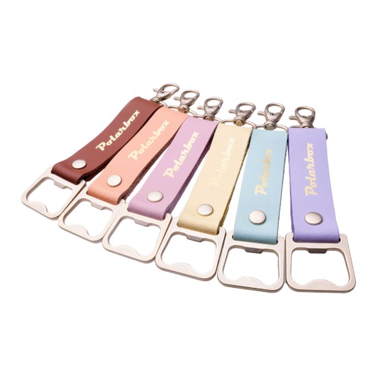 Portachiavi con apribottiglie, vari colori - Polarbox