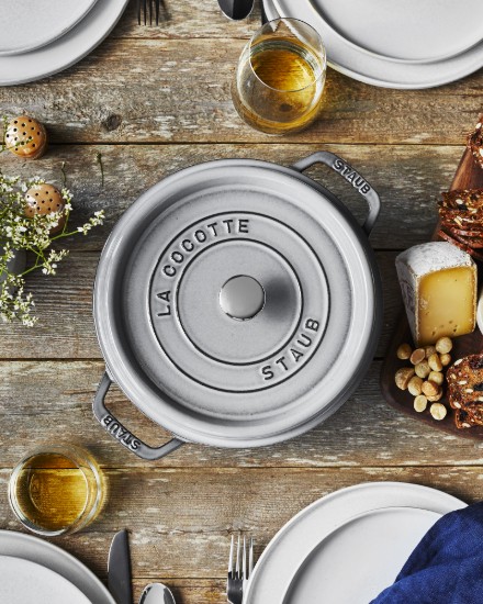 Pentola Cocotte in ghisa, 24 cm/3,8 l, Graphite Grey - Staub