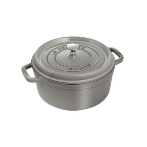 Cocotte-Kochtopf aus Gusseisen, 24 cm/3,8 l, Graphite Grey - Staub