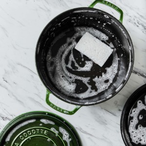 Cocotte kokekanne laget av støpejern, 24 cm / 3,8 l, Basil - Staub