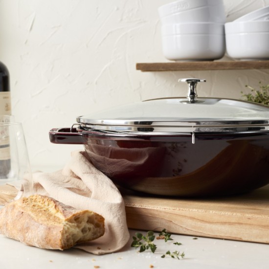 Wok keptuvė, ketaus, 30cm, Grenadine - Staub