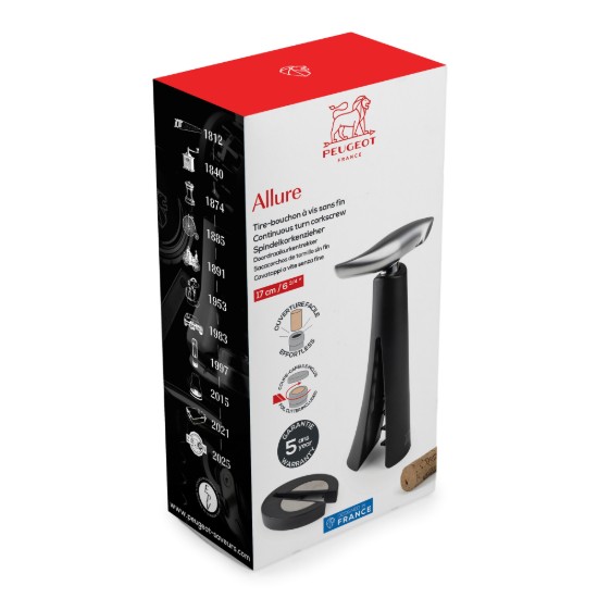 Korkociąg, 17 cm, "Allure", Black - Peugeot