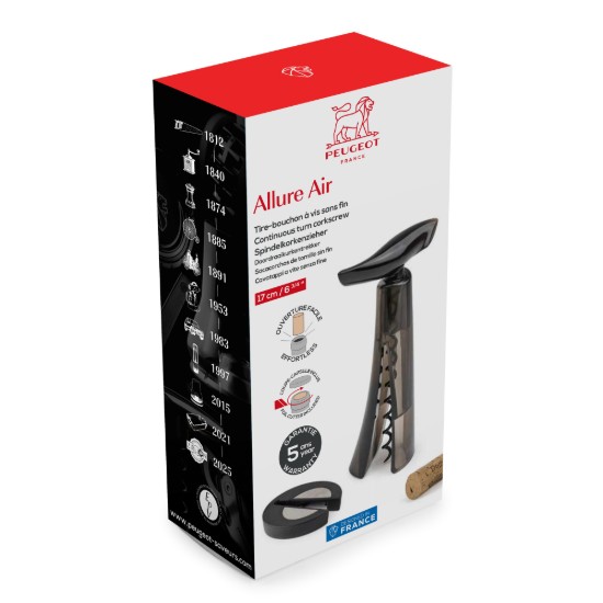 Korkociąg, 17 cm, "Allure Air", Grey - Peugeot