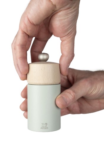 Młynek do soli, 12 cm, "Boreal Z", Sage Green - Peugeot