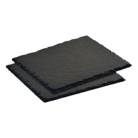 Komplekt 2 serveerimiskandikust, kiltkivi, 20 x 20 cm - Kesper