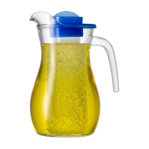 Karafka z komorą chłodzącą, 1500 ml, wykonana ze szkła, Venezia - Borgonovo