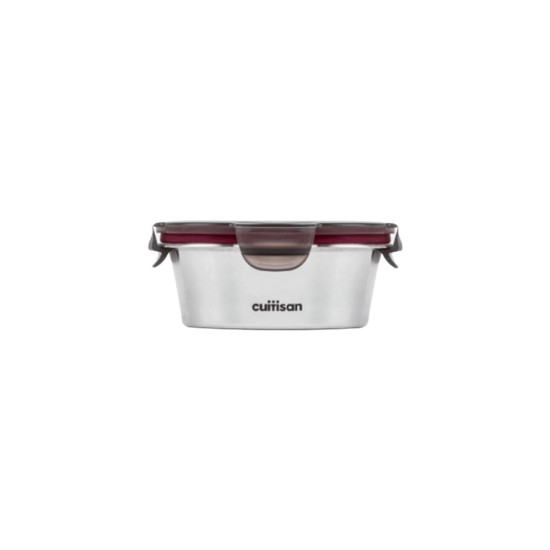 Round food storage container, stainless steel, 300ml, "Flora" - Cuitisan