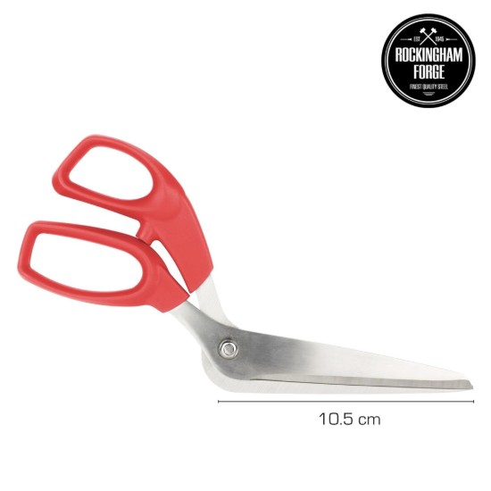Škare za pizzu, nehrđajući čelik, 24 cm, "Rockingham Forge", crvene - Grunwerg