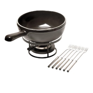 Fonduesæt, 24 cm / 2,4 l, Charcoal - Emile Henry