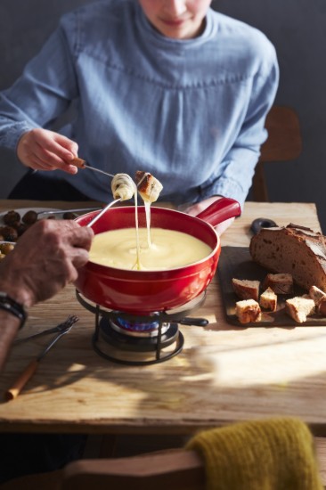 Fonduesæt, 24 cm/2,4 l, Burgundy - Emile Henry