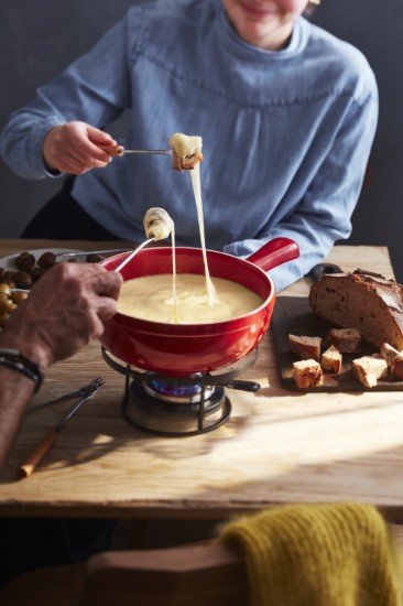 Fonduesæt, 24 cm/2,4 l, Burgundy - Emile Henry