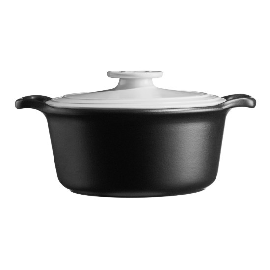 Keramikinis Cocotte puodas, 28,5 cm / 4 l, "Sublime +", White&Slate – Emile Henry