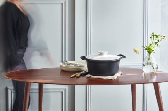 Keramikinis Cocotte puodas, 28,5 cm / 4 l, "Sublime +", White&Slate – Emile Henry