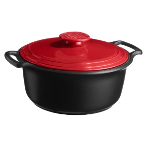 Keramikinis Cocotte puodas, 33 cm / 6,5 l, "Sublime +", Burgundy – Emile Henry