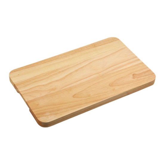 Chopping board, rubber tree wood, 45 x 27 cm, 2.5 cm thick - Kesper