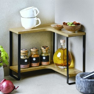 Kitchen corner shelf, MDF, 30 x 30 x 28 cm - Kesper