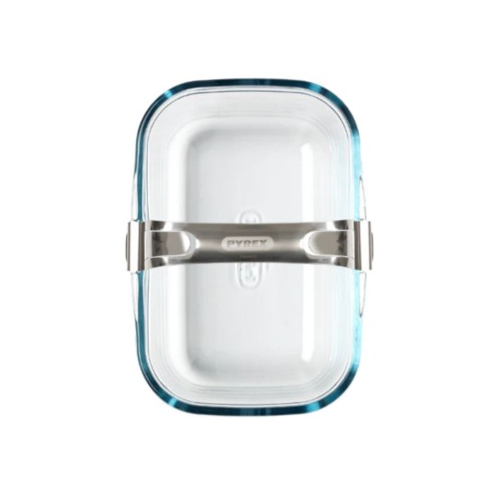 Airfryerschaal met afneembaar handvat, hittebestendig glas, 20 x 14 cm / 1,5 L - Pyrex