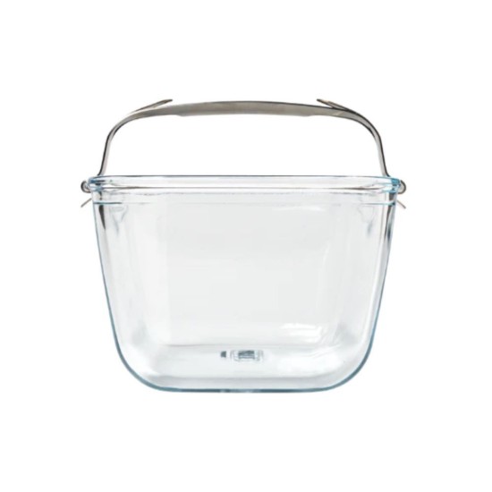 Airfryerschaal met afneembaar handvat, hittebestendig glas, 20 x 14 cm / 1,5 L - Pyrex