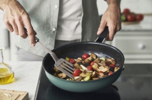 Non-stick frying pan, stainless steel, 28cm, "ZWILLING Pure", Green - Zwilling