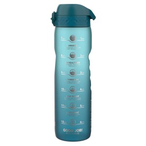 Μπουκάλι νερού Times To Drink, recyclon, 1L, Teal&Blue - Ion8