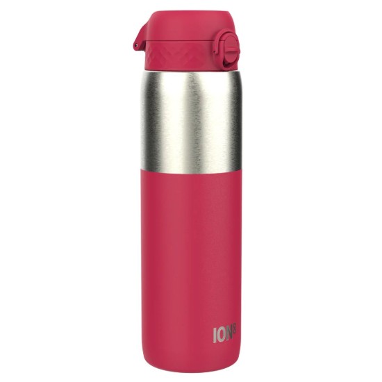 Μπουκάλι νερού, ανοξείδωτο ατσάλι, 1.2 L, Viva Magenta - Ion8