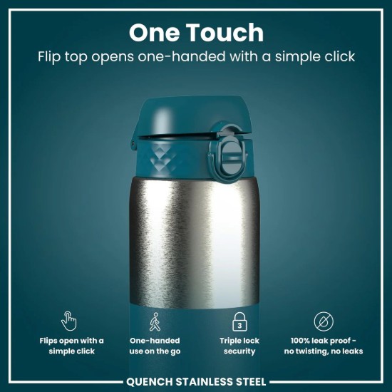 Παγούρι, ανοξείδωτο ατσάλι, 920 ml, Deep Teal - Ion8