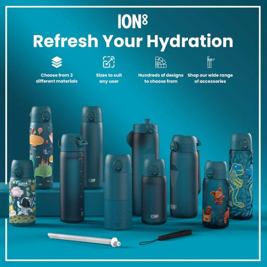 Παγούρι, ανοξείδωτο ατσάλι, 920 ml, Deep Teal - Ion8