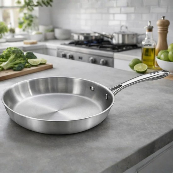 Bratpfanne, Edelstahl, 24 cm, "Planet Inox" – Monix