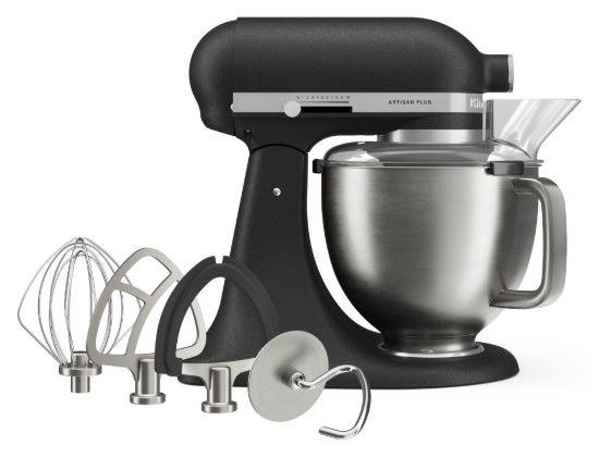 Stand mixer with 4.7 L bowl, Artisan Plus, Model 50, Cast Iron Black - KitchenAid