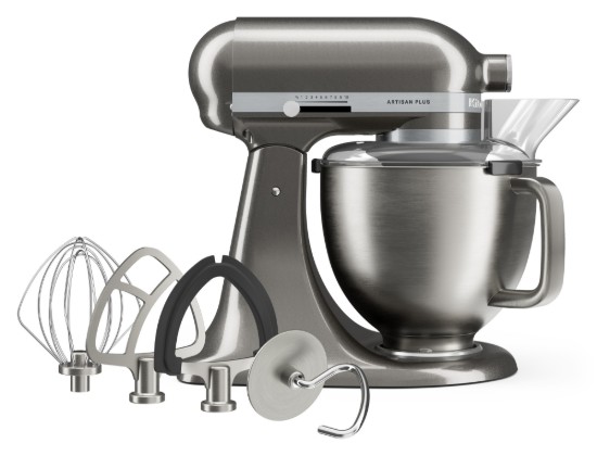 Stand mixer with 4.7 L bowl, Artisan Plus, Model 50, Medallion Silver - KitchenAid