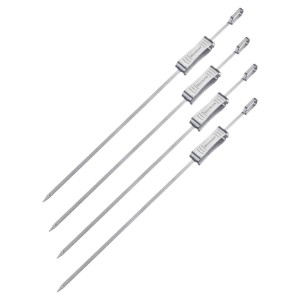 Set of 4 stainless steel skewers - Westmark