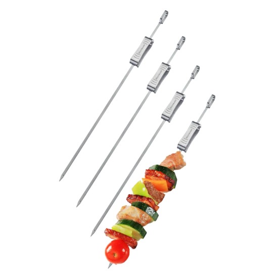 Set of 4 stainless steel skewers - Westmark