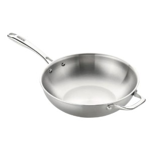 Voka panna, 3 slāņu, nerūsējošā tērauda, ​​28 cm, "Planet Inox" - Monix