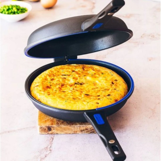 Double frying pan, aluminum, 24 cm, "Twin" - Monix