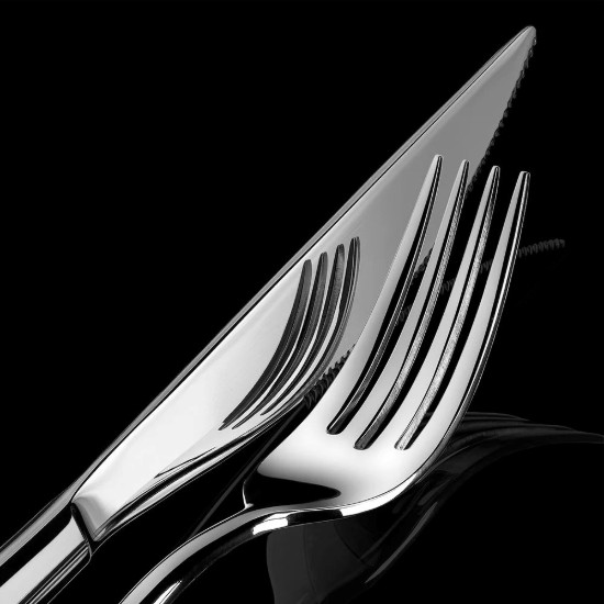 Stainless steel cutlery set, 24 pieces, "Napoli" - BRA