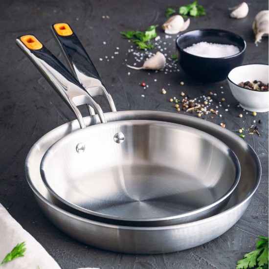 Bratpfanne, Edelstahl, 18 cm, „Efficient Inox“ – BRA