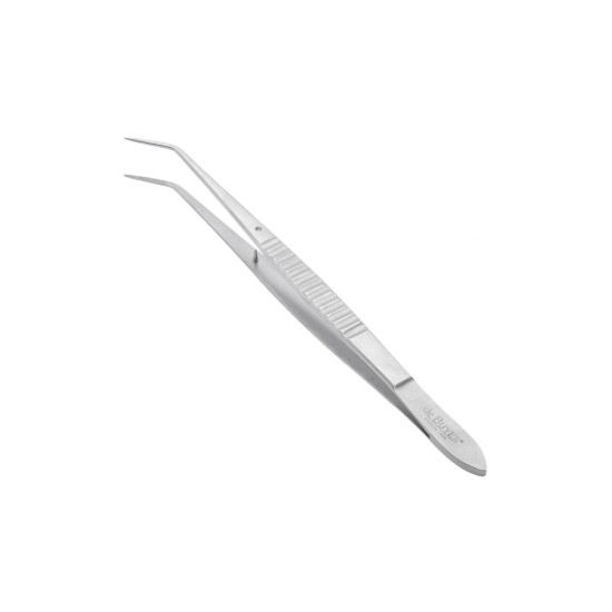 Curved tweezers, 16 cm, stainless steel - de Buyer