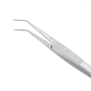 Kaarevat pinsetit, 16 cm, ruostumaton teräs - de Buyer