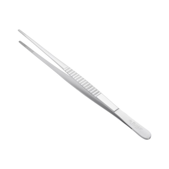 Suorat pinsetit, 25,5 cm, ruostumaton teräs - "de Buyer" -merkki