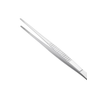 Suorat pinsetit, 25,5 cm, ruostumaton teräs - "de Buyer" -merkki