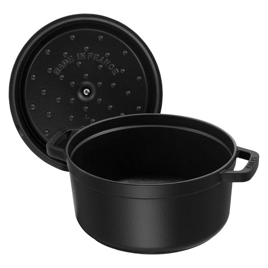 Cocotte hrniec, liatina, 30 cm/8.35L, Black - Staub