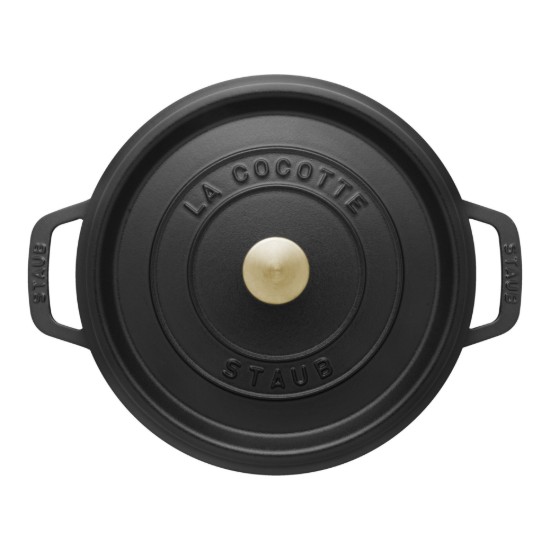 Cocotte cepamais katls, čuguns, 22 cm/2.6L, Black - Staub