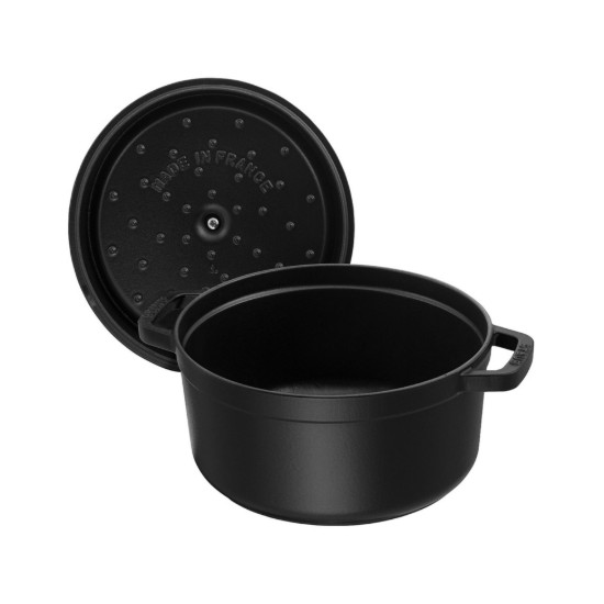 Cocotte cepamais katls, čuguns, 22 cm/2.6L, Black - Staub