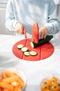 Детски готварски нож, 10 см, Twinny, червен - Zwilling