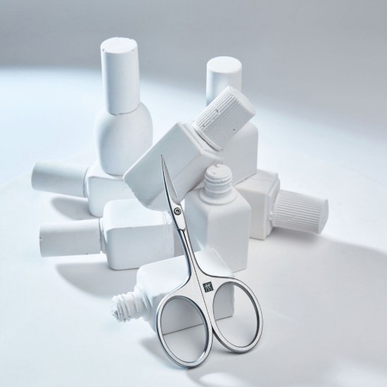 Tijeras para cutículas de acero inoxidable satinado, 90 mm - Zwilling TWINOX