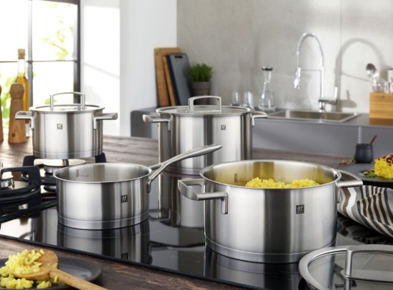 Кастрюля из нержавеющей стали, с крышкой, 16 см/1,5 л, "Vitality" - Zwilling